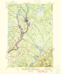 Orono Maine Historical topographic map, 1:62500 scale, 15 X 15 Minute, Year 1946