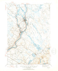 Orono Maine Historical topographic map, 1:62500 scale, 15 X 15 Minute, Year 1944