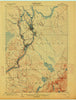 Orono Maine Historical topographic map, 1:62500 scale, 15 X 15 Minute, Year 1902