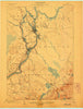 Orono Maine Historical topographic map, 1:62500 scale, 15 X 15 Minute, Year 1902