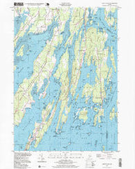 Orrs Island Maine Historical topographic map, 1:24000 scale, 7.5 X 7.5 Minute, Year 1997
