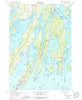 Orrs Island Maine Historical topographic map, 1:24000 scale, 7.5 X 7.5 Minute, Year 1957