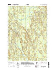 Otter Chain Ponds Maine Current topographic map, 1:24000 scale, 7.5 X 7.5 Minute, Year 2014