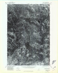 Oxbow SW Maine Historical topographic map, 1:24000 scale, 7.5 X 7.5 Minute, Year 1975