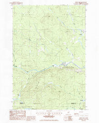 Oxbow West Maine Historical topographic map, 1:24000 scale, 7.5 X 7.5 Minute, Year 1986