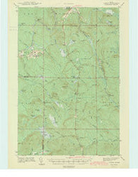 Oxbow Maine Historical topographic map, 1:62500 scale, 15 X 15 Minute, Year 1942