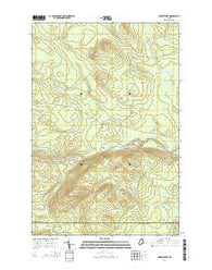 Oxbow West Maine Current topographic map, 1:24000 scale, 7.5 X 7.5 Minute, Year 2014