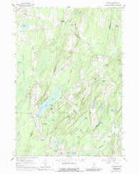 Palermo Maine Historical topographic map, 1:24000 scale, 7.5 X 7.5 Minute, Year 1961