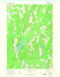 Palermo Maine Historical topographic map, 1:24000 scale, 7.5 X 7.5 Minute, Year 1961