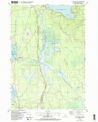 Passadumkeag Maine Historical topographic map, 1:24000 scale, 7.5 X 7.5 Minute, Year 1988