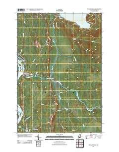 Passadumkeag Maine Historical topographic map, 1:24000 scale, 7.5 X 7.5 Minute, Year 2011