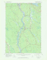 Passadumkeag Maine Historical topographic map, 1:62500 scale, 15 X 15 Minute, Year 1960