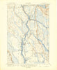Passadumkeag Maine Historical topographic map, 1:62500 scale, 15 X 15 Minute, Year 1917
