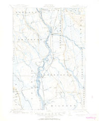 Passadumkeag Maine Historical topographic map, 1:62500 scale, 15 X 15 Minute, Year 1917