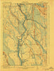 Passadumkeag Maine Historical topographic map, 1:62500 scale, 15 X 15 Minute, Year 1917