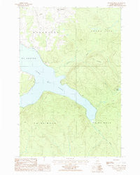 Paulette Brook Maine Historical topographic map, 1:24000 scale, 7.5 X 7.5 Minute, Year 1986