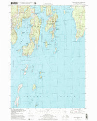 Pemaquid Point Maine Historical topographic map, 1:24000 scale, 7.5 X 7.5 Minute, Year 1997