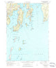 Pemaquid Point Maine Historical topographic map, 1:24000 scale, 7.5 X 7.5 Minute, Year 1969