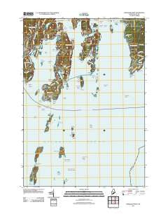 Pemaquid Point Maine Historical topographic map, 1:24000 scale, 7.5 X 7.5 Minute, Year 2011