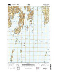 Pemaquid Point Maine Current topographic map, 1:24000 scale, 7.5 X 7.5 Minute, Year 2014