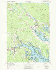 Pembroke Maine Historical topographic map, 1:24000 scale, 7.5 X 7.5 Minute, Year 1949