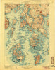 Penobscot Bay Maine Historical topographic map, 1:125000 scale, 30 X 30 Minute, Year 1905