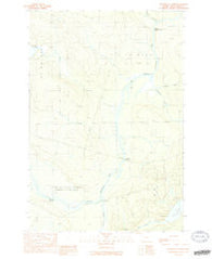 Penobscot Farm Maine Historical topographic map, 1:24000 scale, 7.5 X 7.5 Minute, Year 1989