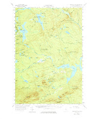 Penobscot Lake Maine Historical topographic map, 1:62500 scale, 15 X 15 Minute, Year 1956