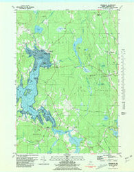 Penobscot Maine Historical topographic map, 1:24000 scale, 7.5 X 7.5 Minute, Year 1981