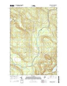 Penobscot Farm Maine Current topographic map, 1:24000 scale, 7.5 X 7.5 Minute, Year 2014