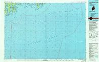Petit Manan Point Maine Historical topographic map, 1:100000 scale, 30 X 60 Minute, Year 1986