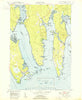 Petit Manan Maine Historical topographic map, 1:24000 scale, 15 X 15 Minute, Year 1950