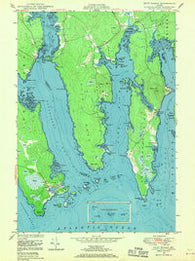 Petit Manan Maine Historical topographic map, 1:24000 scale, 7.5 X 7.5 Minute, Year 1948