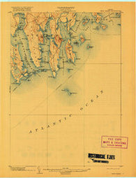 Petit Manan Maine Historical topographic map, 1:62500 scale, 15 X 15 Minute, Year 1904