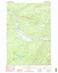 Phillips Maine Historical topographic map, 1:24000 scale, 7.5 X 7.5 Minute, Year 1984