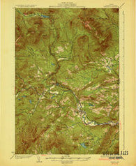 Phillips Maine Historical topographic map, 1:62500 scale, 15 X 15 Minute, Year 1932