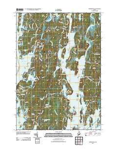 Phippsburg Maine Historical topographic map, 1:24000 scale, 7.5 X 7.5 Minute, Year 2011