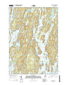 Phippsburg Maine Current topographic map, 1:24000 scale, 7.5 X 7.5 Minute, Year 2014