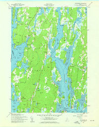 Phippsburg Maine Historical topographic map, 1:24000 scale, 7.5 X 7.5 Minute, Year 1957
