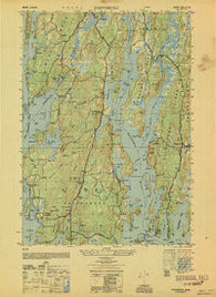 Phippsburg Maine Historical topographic map, 1:25000 scale, 7.5 X 7.5 Minute, Year 1950