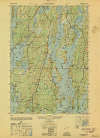 Phippsburg Maine Historical topographic map, 1:25000 scale, 7.5 X 7.5 Minute, Year 1950