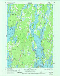 Phippsburg Maine Historical topographic map, 1:24000 scale, 7.5 X 7.5 Minute, Year 1957