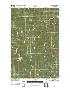Picard Brook Maine Historical topographic map, 1:24000 scale, 7.5 X 7.5 Minute, Year 2011