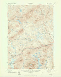 Pierce Pond Maine Historical topographic map, 1:62500 scale, 15 X 15 Minute, Year 1958