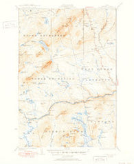 Pierce Pond Maine Historical topographic map, 1:62500 scale, 15 X 15 Minute, Year 1927
