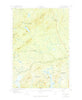 Pierce Pond Maine Historical topographic map, 1:62500 scale, 15 X 15 Minute, Year 1958
