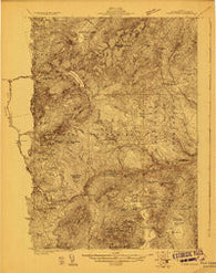 Pierce Pond Maine Historical topographic map, 1:48000 scale, 15 X 15 Minute, Year 1925