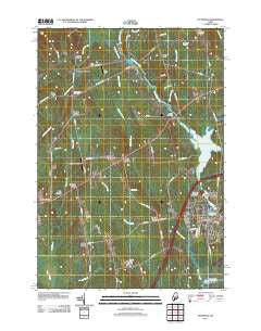 Pittsfield Maine Historical topographic map, 1:24000 scale, 7.5 X 7.5 Minute, Year 2011