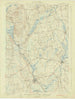Pittsfield Maine Historical topographic map, 1:62500 scale, 15 X 15 Minute, Year 1933