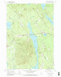 Pleasant Mtn Maine Historical topographic map, 1:24000 scale, 7.5 X 7.5 Minute, Year 1963